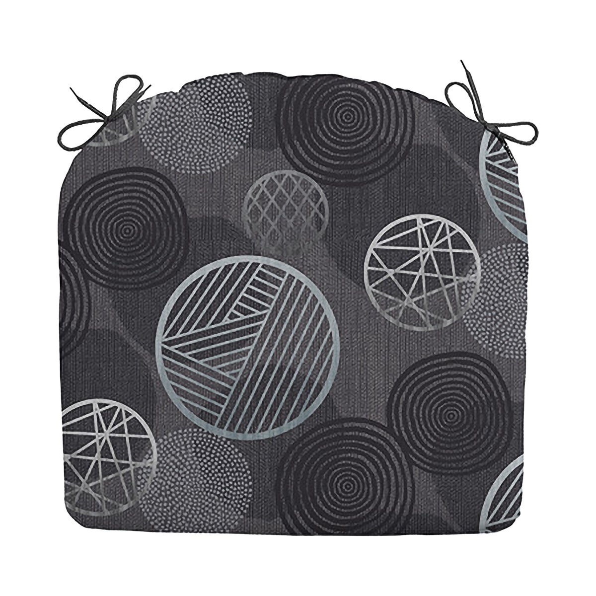 Circle Grey zitkussen 46 x 48 cm Circle Grey zitkussen 46 x 48 cm