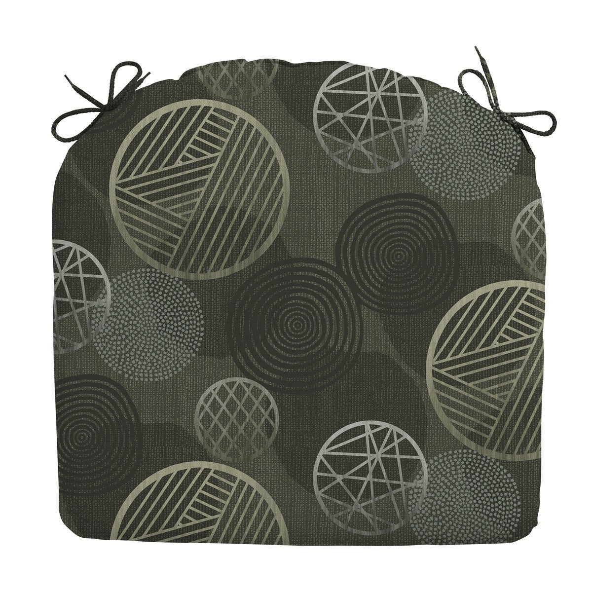 Circle Green zitkussen 46 x 48 cm Circle Green zitkussen 46 x 48 cm