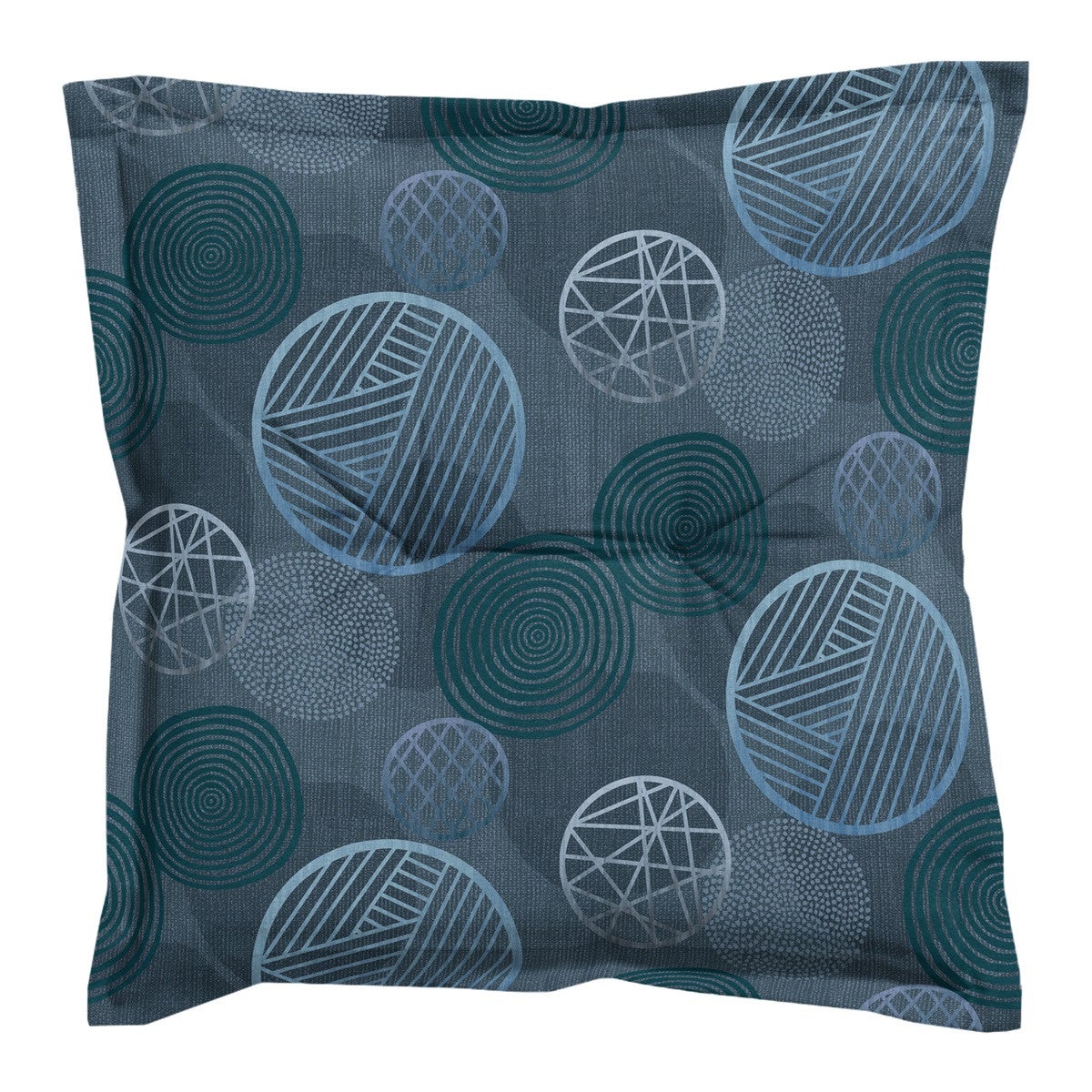 Circle Blue hocker 50x50 Circle Blue hocker 50x50