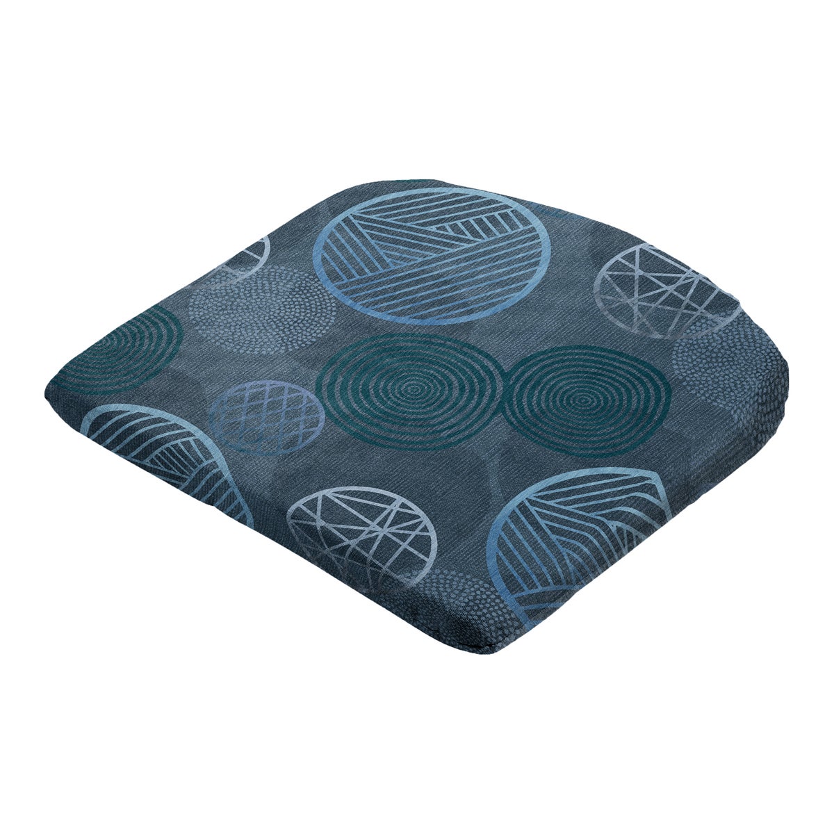 Circle Blue zitkussen 46x48 Circle Blue zitkussen 46x48