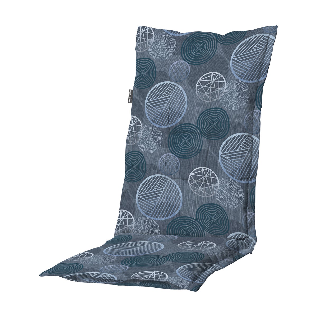 Circle Blue hoge rugkussen 123 x 50 cm Circle Blue hoge rugkussen 123 x 50 cm