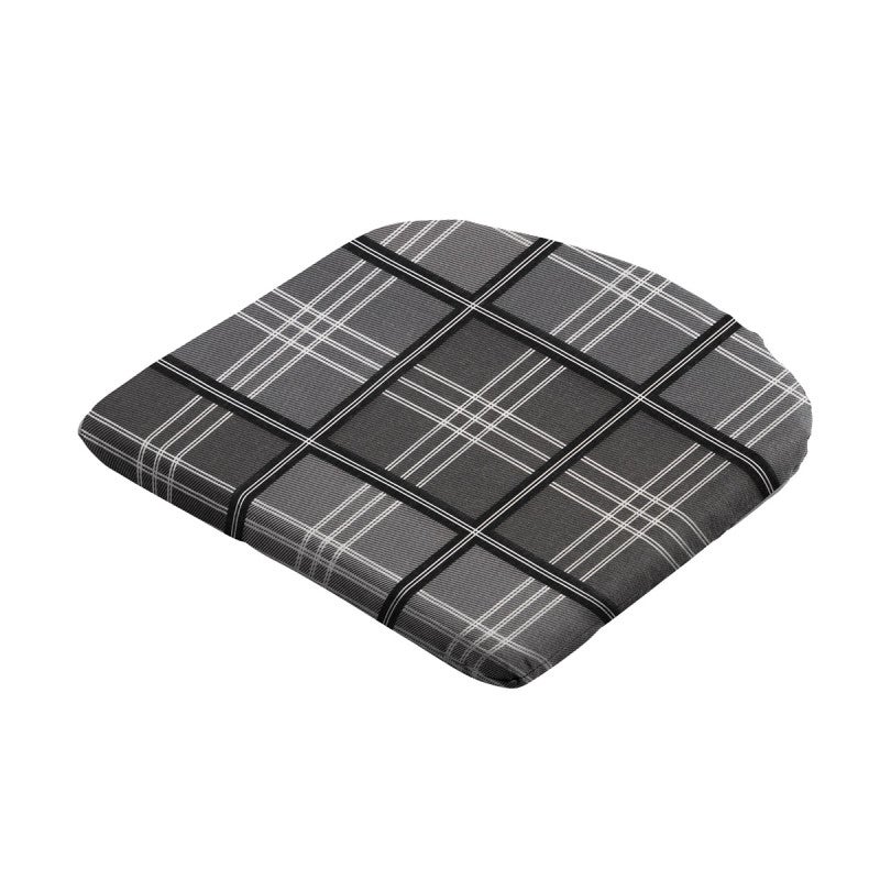 Patchy grey zitkussen 46 x 48 cm Patchy grey zitkussen 46 x 48 cm