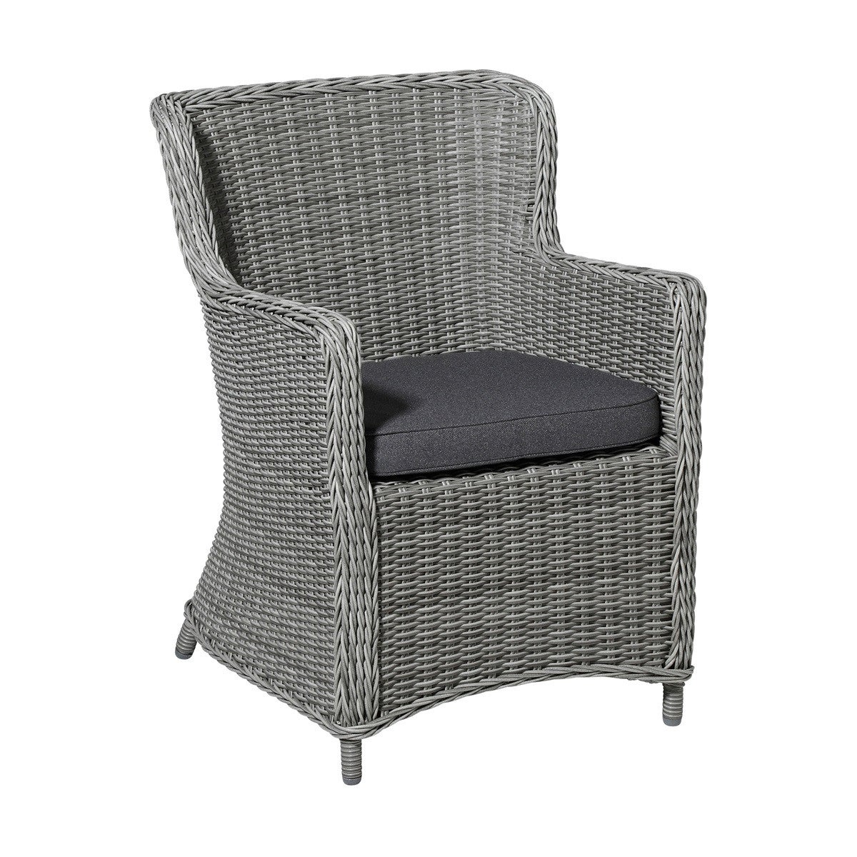 Out Manchester grey wicker kussen Out Manchester grey wicker kussen
