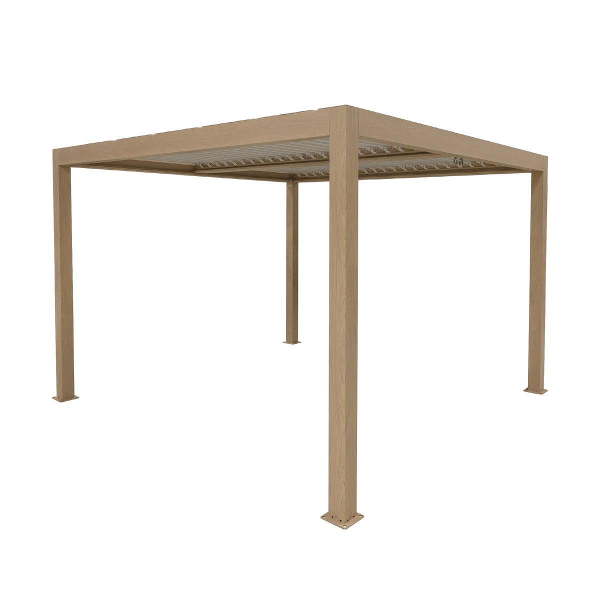 Pergola Feriolo 295 x 295 cm Wood Look Pergola Feriolo 295 x 295 cm Wood Look