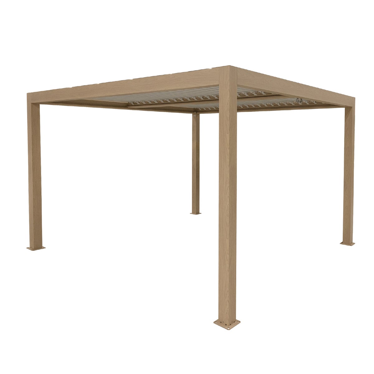 Pergola Feriolo 295 x 395 cm Wood Look Pergola Feriolo 295 x 395 cm Wood Look