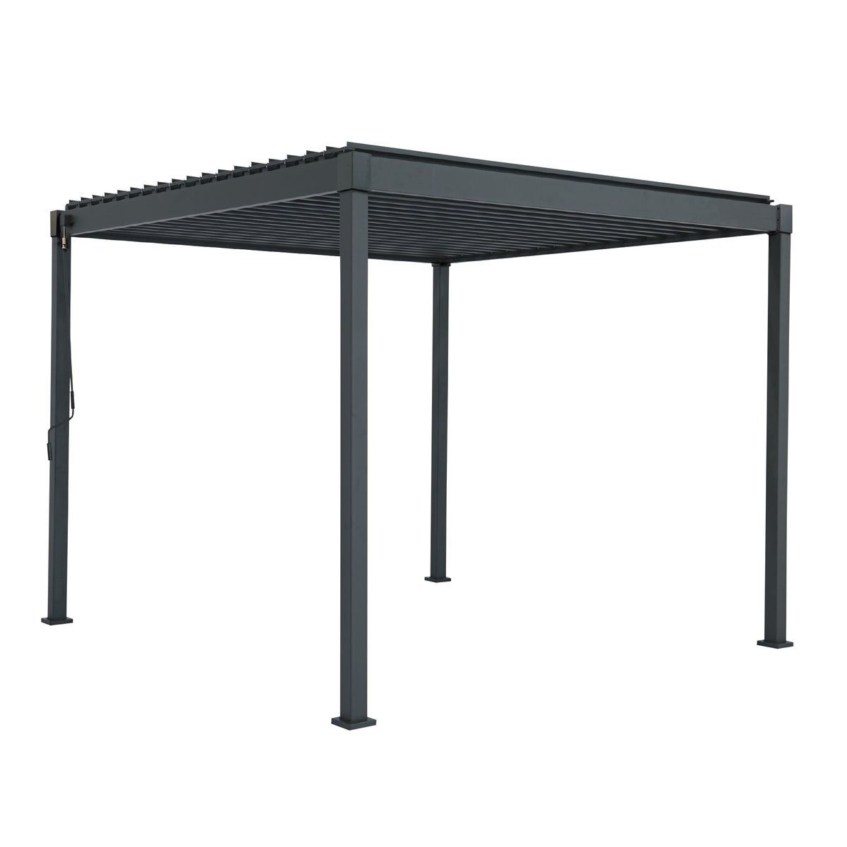 Pergola 80 Solid antraciet 3 x 3 m Mirador Pergola 80 Solid antraciet 3 x 3 m Mirador