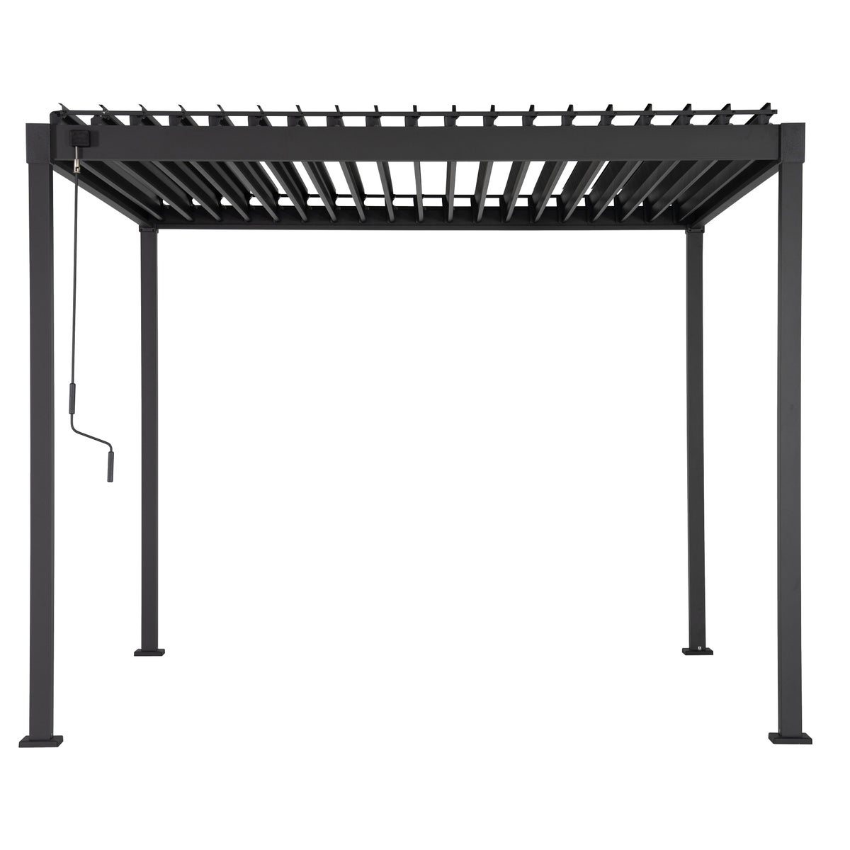 Pergola Mirador 80 Solid antraciet 3x4m Pergola Mirador 80 Solid antraciet 3x4m