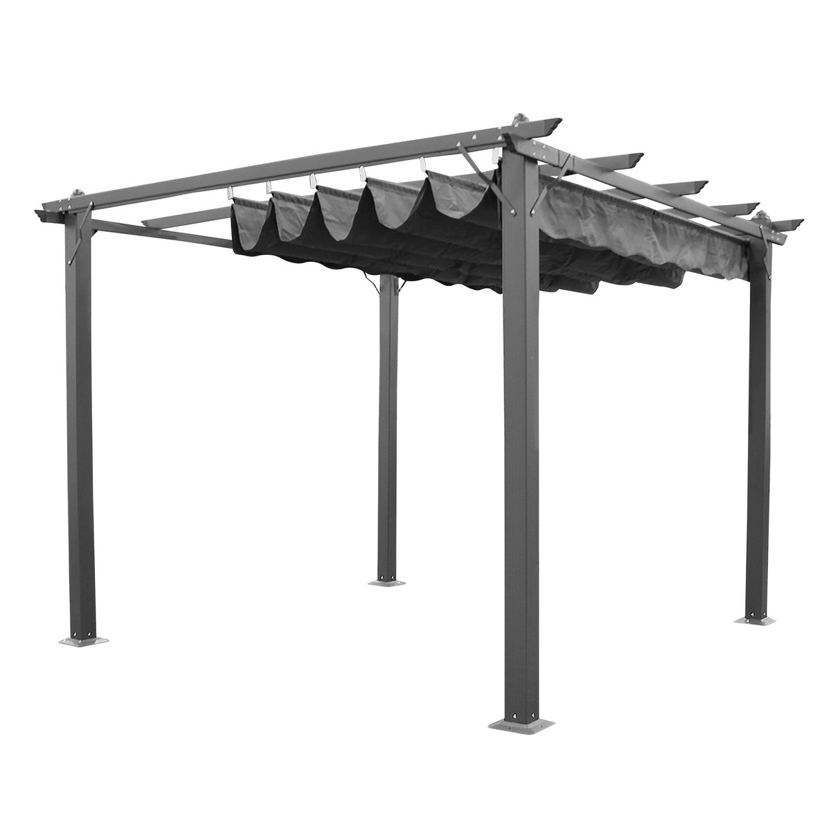 Pergola Aviano 3 x 3 m grijs Pergola Aviano 3 x 3 m grijs