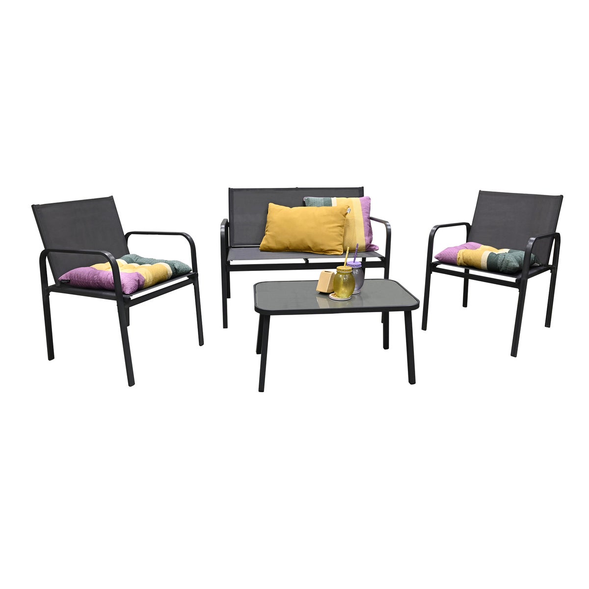 Tuinset Passo antraciet Tuinset Passo antraciet