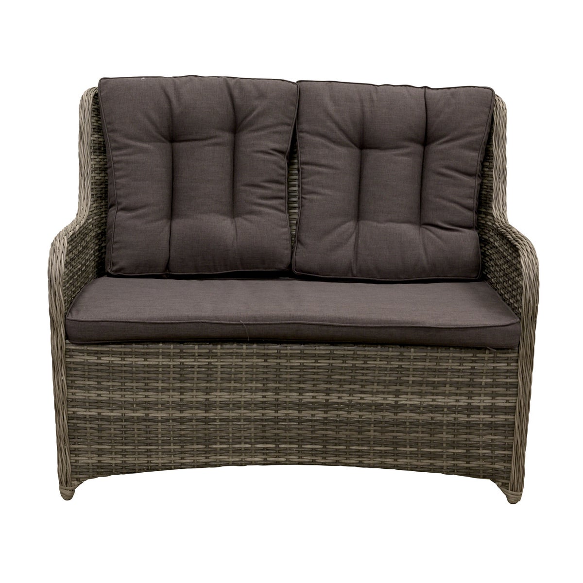 Bank 2 zit Ricci willow grey met kussens Bank 2 zit Ricci willow grey met kussens