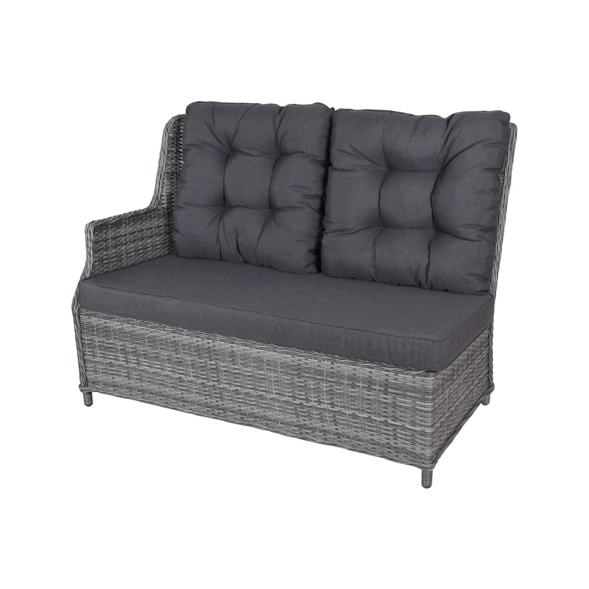 Bank 2-zit recht Sicura willow grey Bank 2-zit recht Sicura willow grey