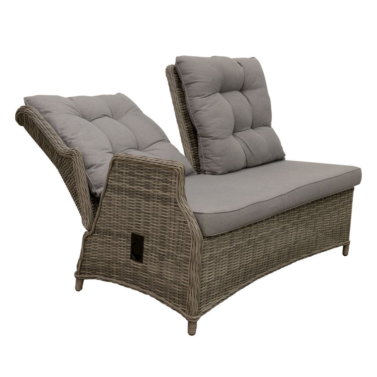 Bank 2-zit rechts verstelbaar Aprano willow grey Bank 2-zit rechts verstelbaar Aprano willow grey