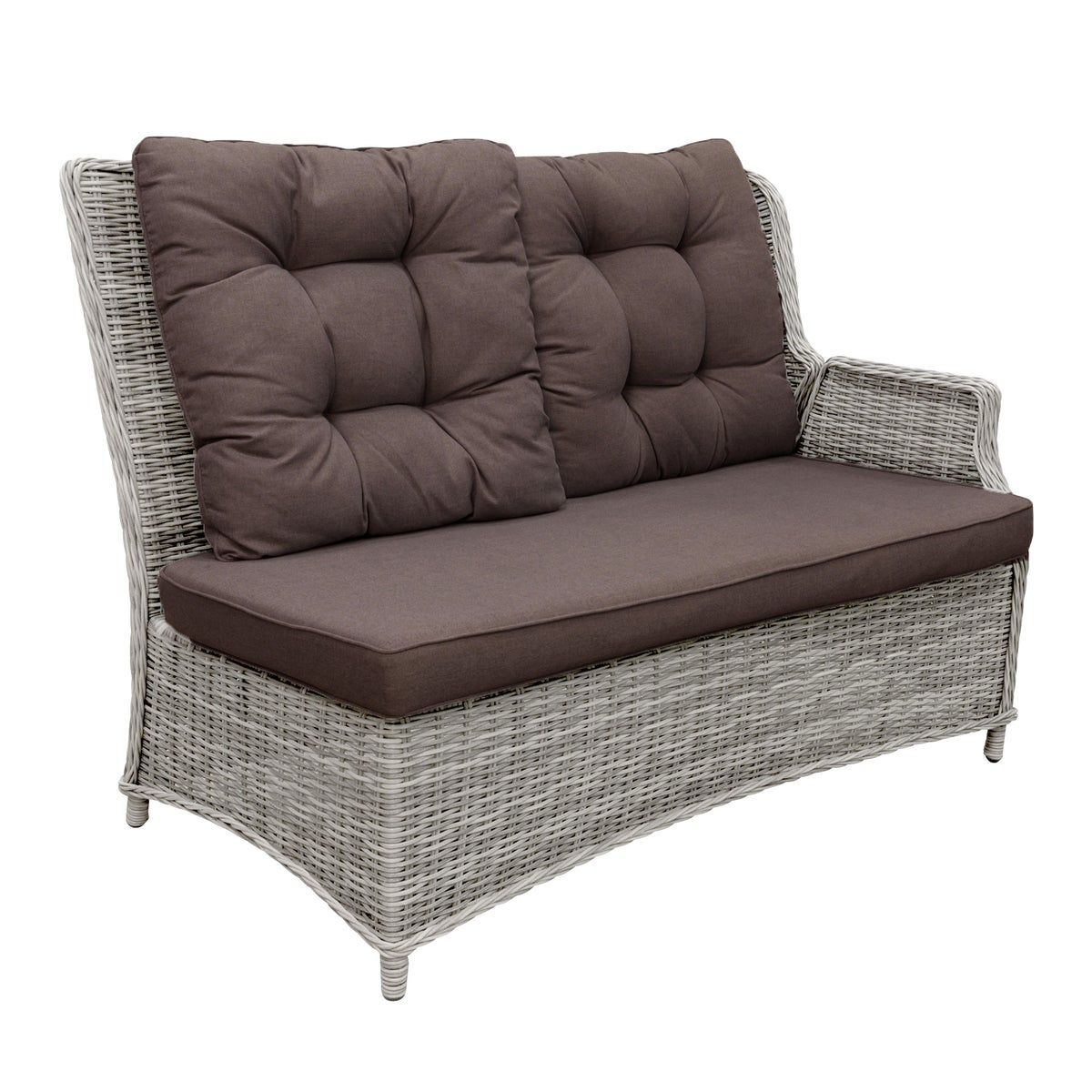 Bank 2-zit links verstelbaar Aprano white grey Bank 2-zit links verstelbaar Aprano white grey