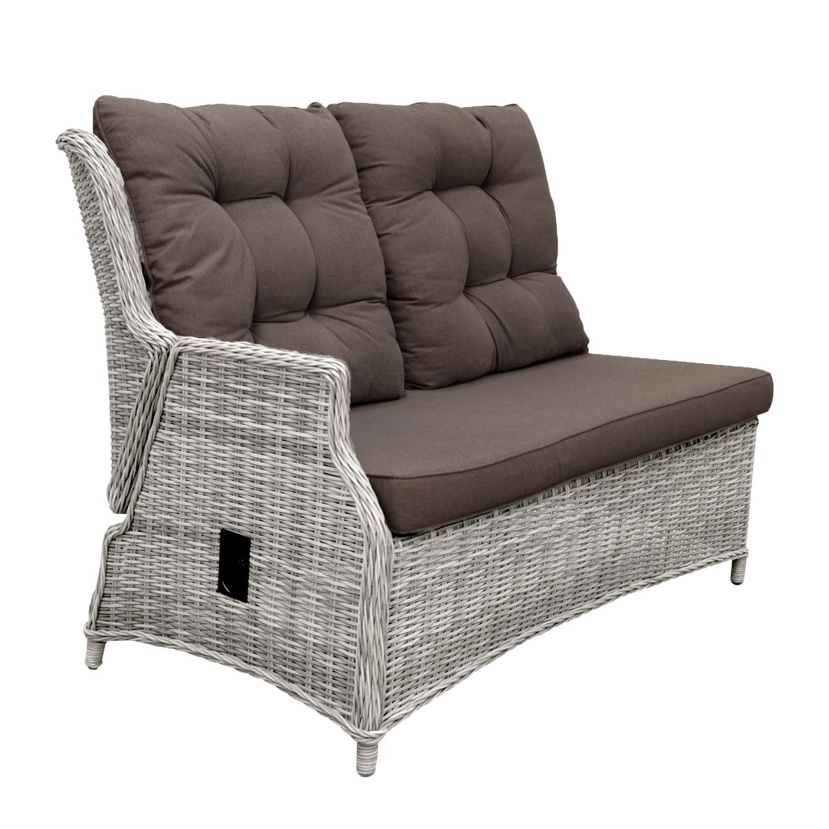 Bank 2-zit R verst Aprano white grey Bank 2-zit R verst Aprano white grey