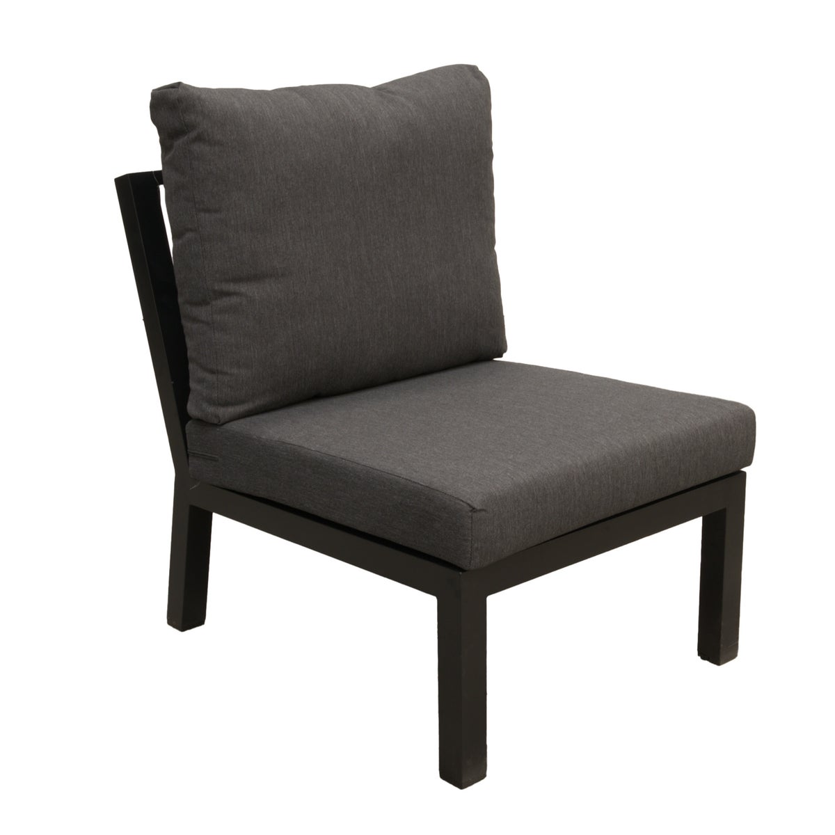 tussenstuk Brozzi zwart + kussens tussenstuk Brozzi zwart + kussens