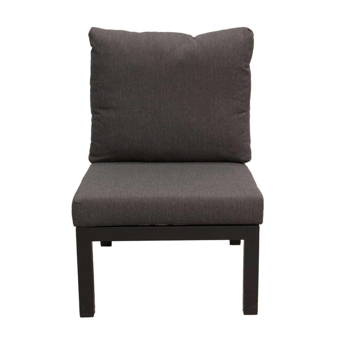 tussenstuk Brozzi zwart + kussens tussenstuk Brozzi zwart + kussens