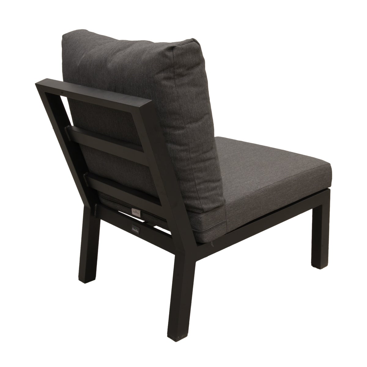 tussenstuk Brozzi zwart + kussens tussenstuk Brozzi zwart + kussens