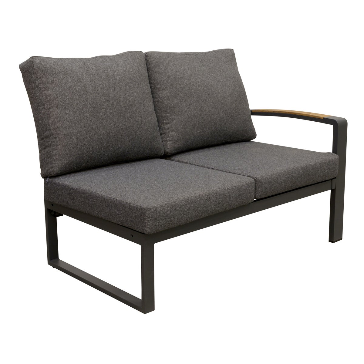 Bank 2-zit rechts Foxton Antraciet Bois le Duc Bank 2-zit rechts Foxton Antraciet Bois le Duc