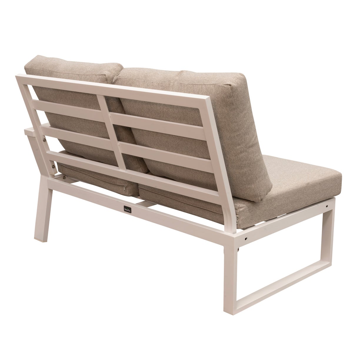 Bank 2-zit rechts Foxton wit met kussens Bank 2-zit rechts Foxton wit met kussens