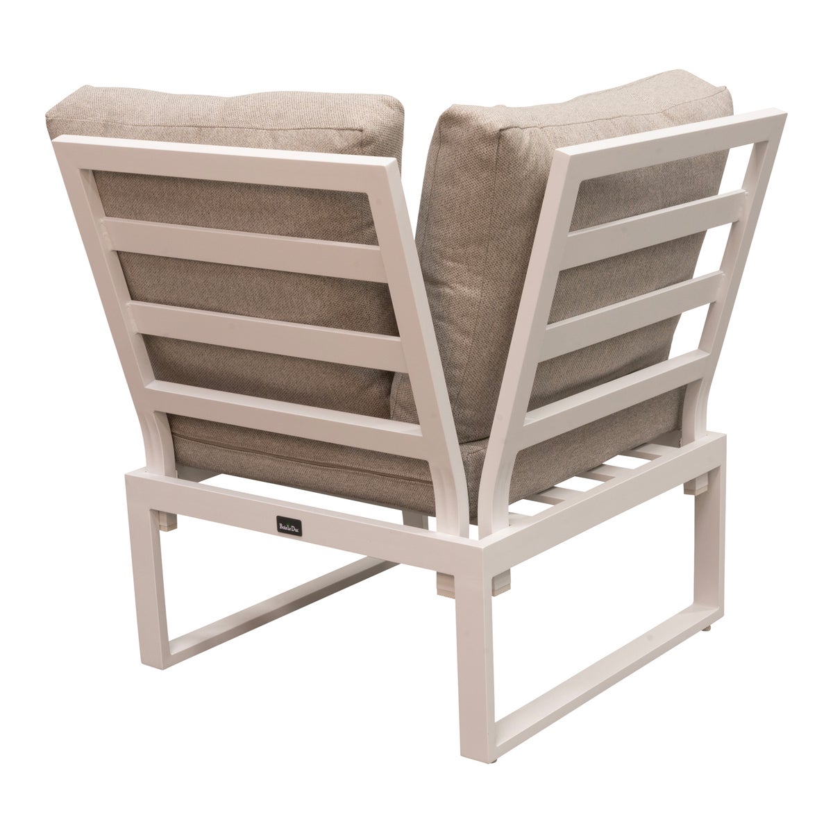 Bank hoek Foxton wit met kussens Bank hoek Foxton wit met kussens