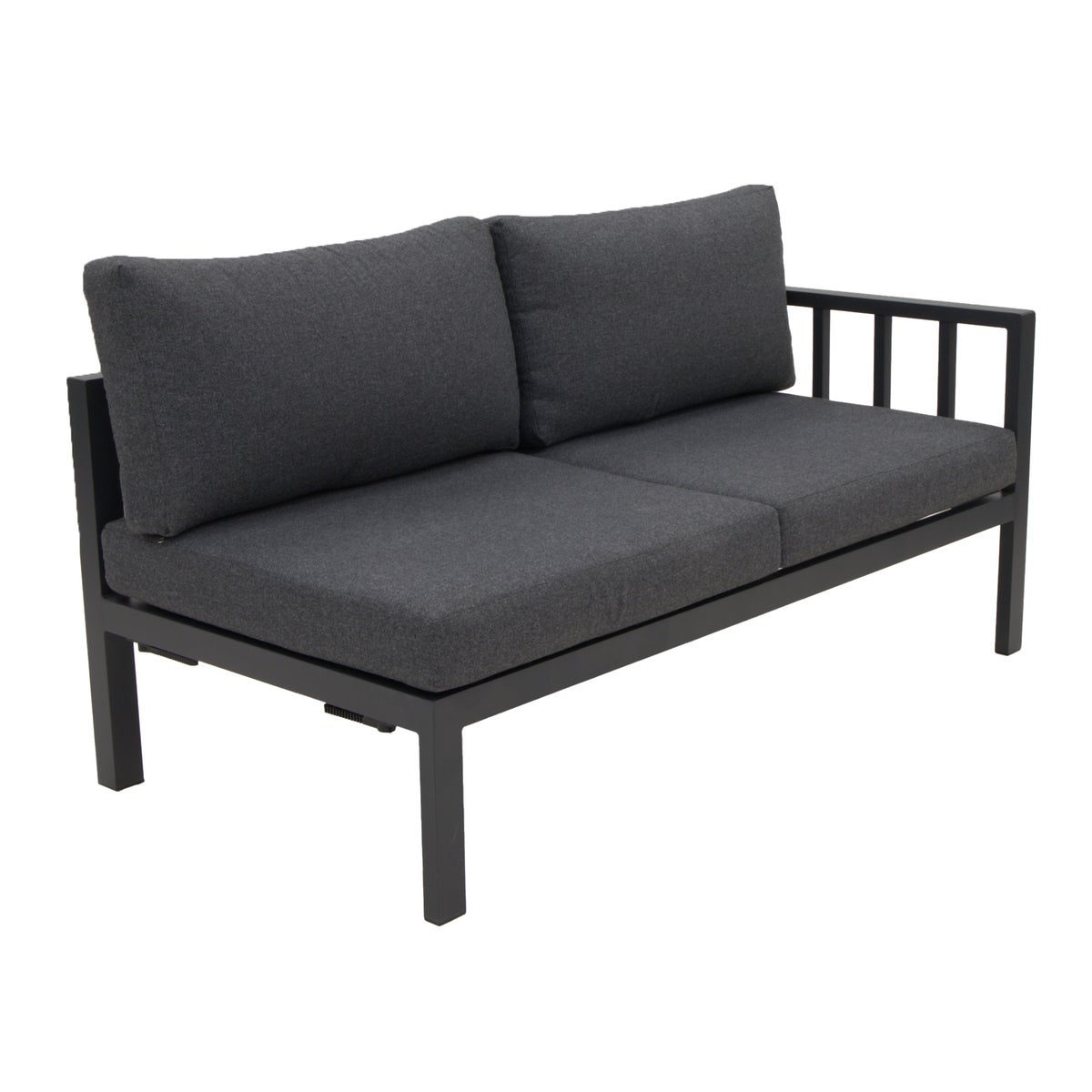 Bank 2-zit links Trento Antraciet Bois le Duc Bank 2-zit links Trento Antraciet Bois le Duc