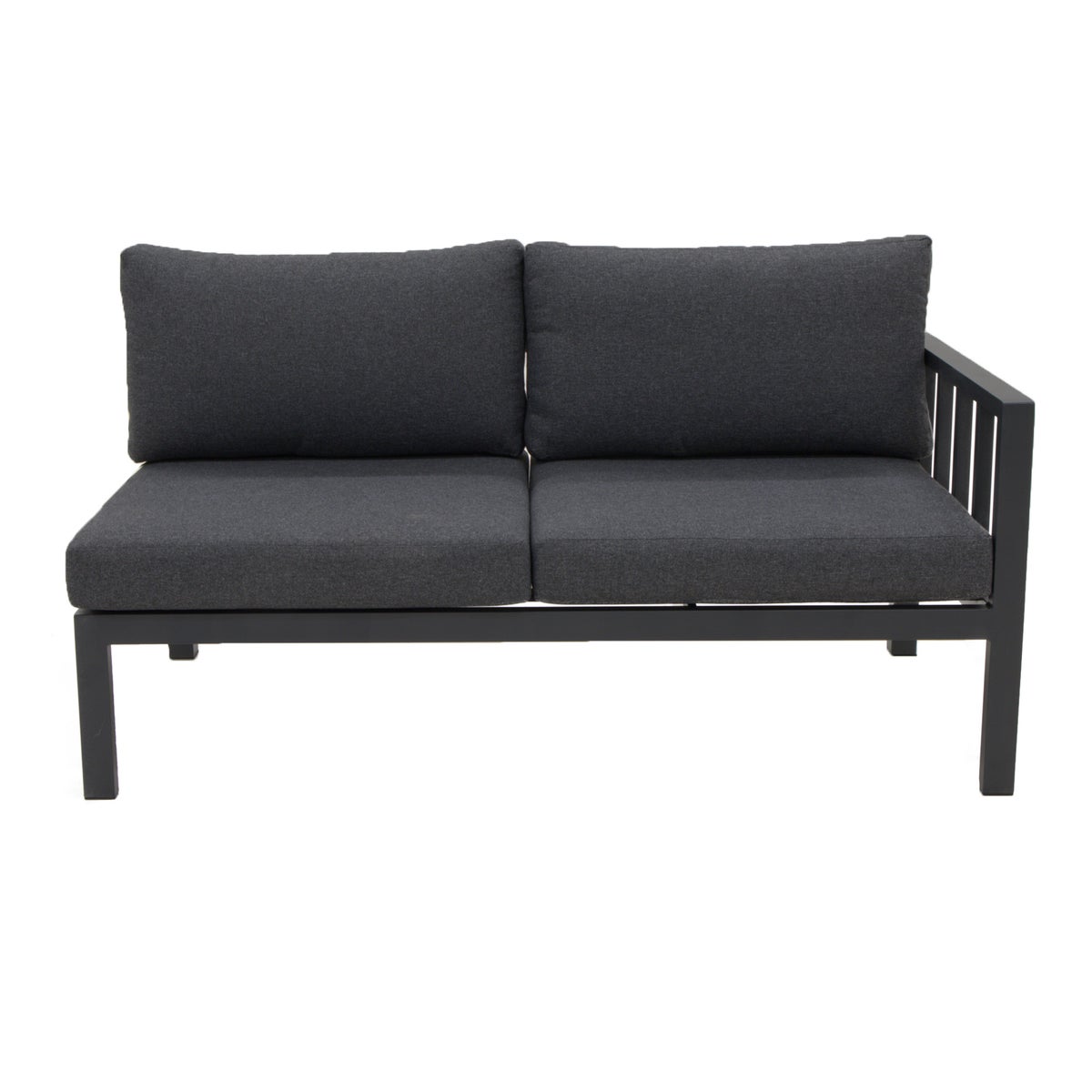 Bank 2-zit links Trento Antraciet Bois le Duc Bank 2-zit links Trento Antraciet Bois le Duc