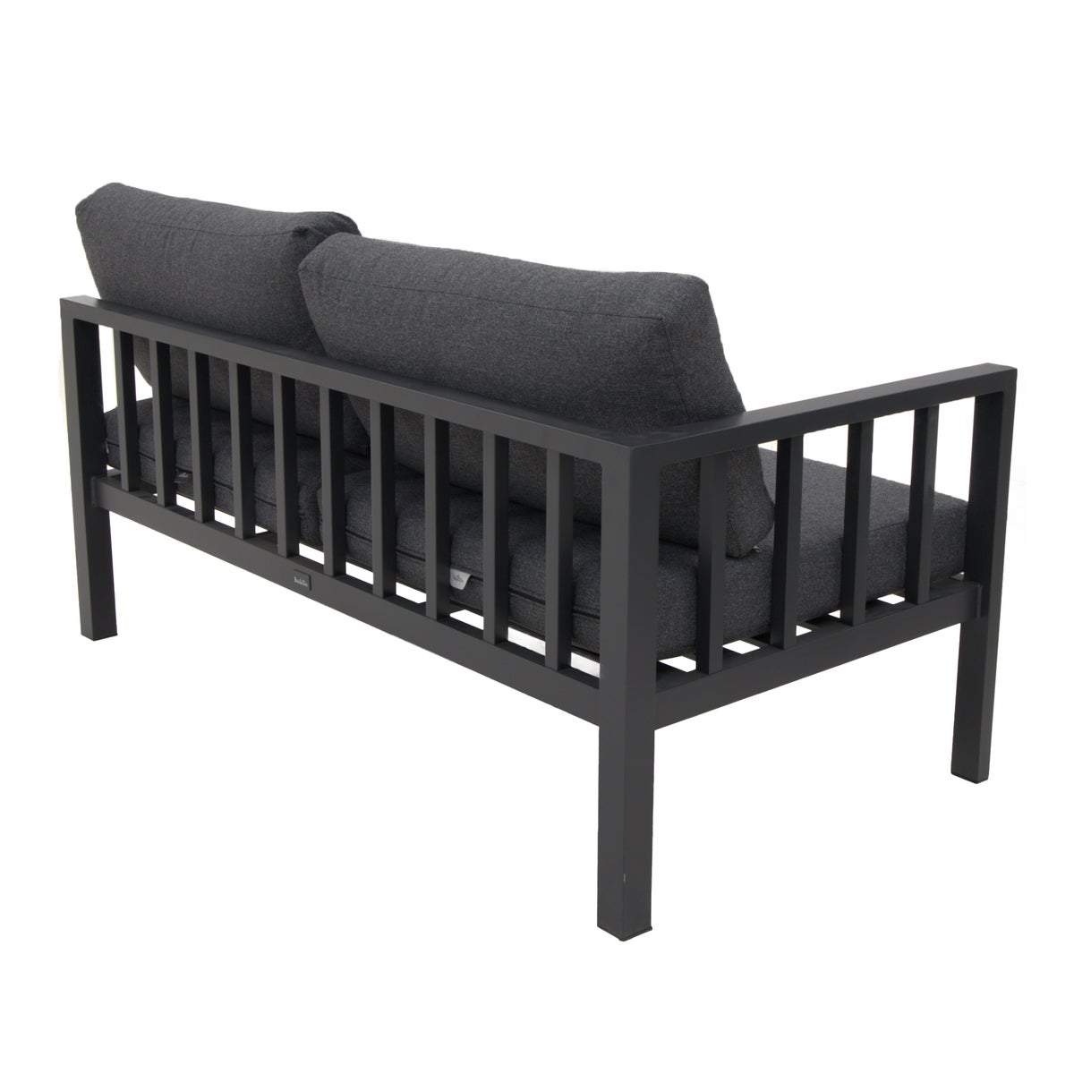 Bank 2-zit rechts Trento antraciet met kussens Bank 2-zit rechts Trento antraciet met kussens