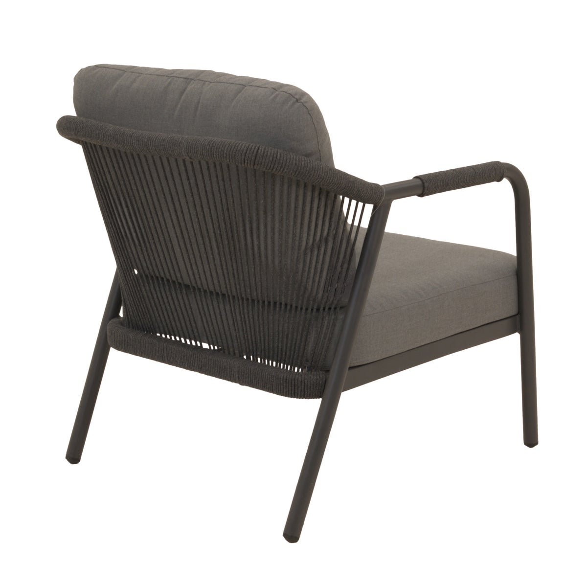 Loungeset Calanca antraciet met kussens Loungeset Calanca antraciet met kussens