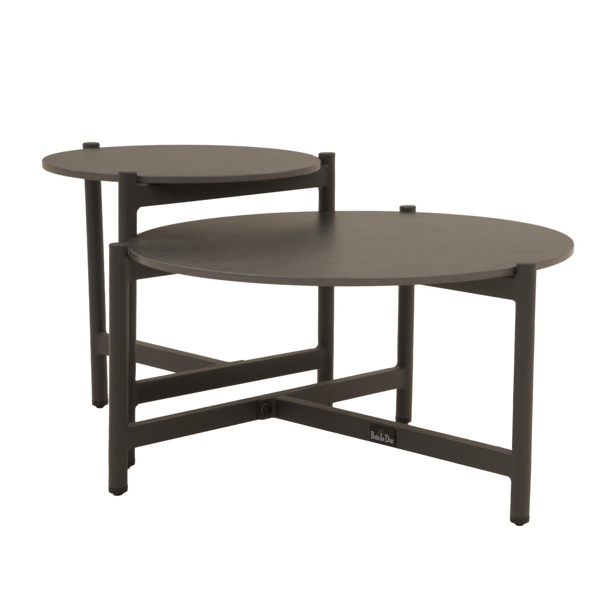 Loungeset Calanca antraciet met kussens Loungeset Calanca antraciet met kussens