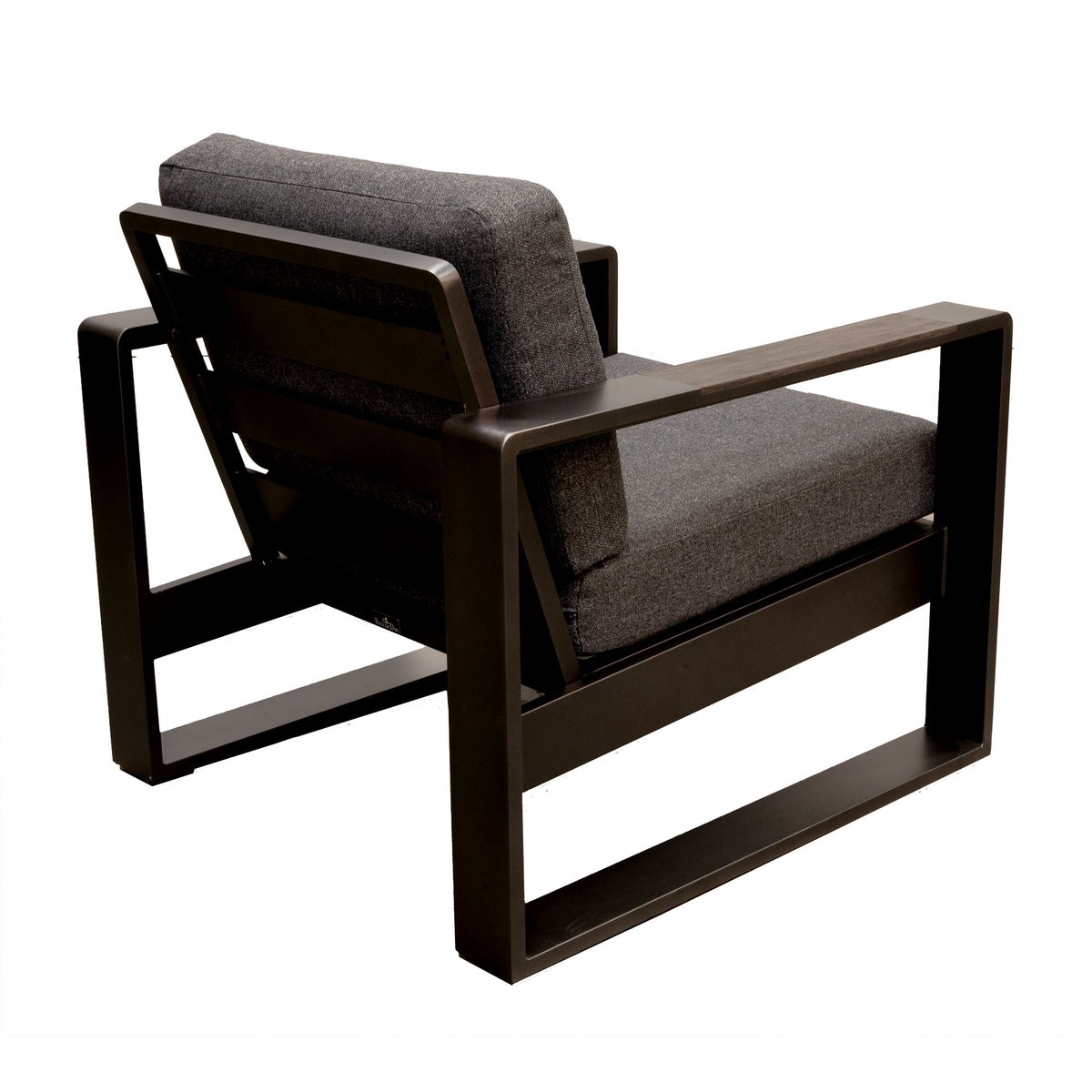 Stoel Malviza antraciet met kussens Stoel Malviza antraciet met kussens