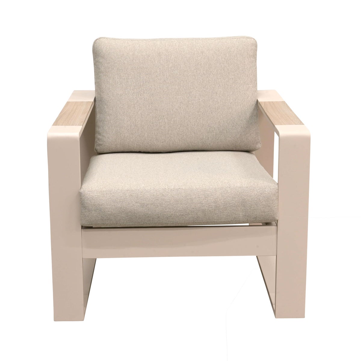 Stoel Malviza latte met kussens Stoel Malviza latte met kussens