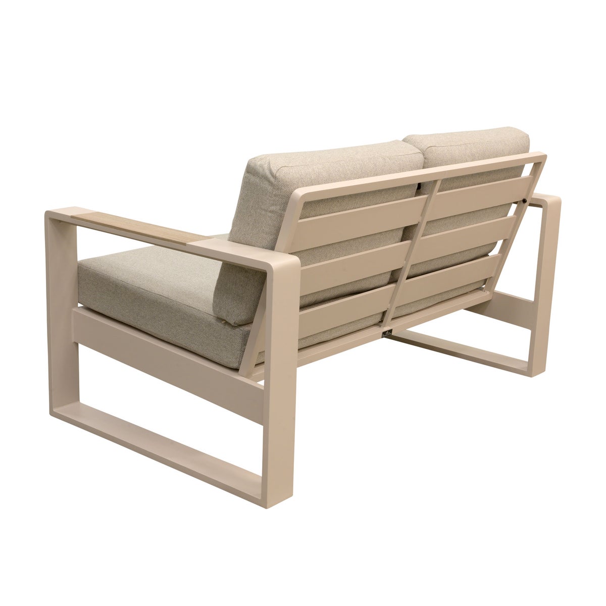 Bank 2-zit Malviza latte met kussens Bank 2-zit Malviza latte met kussens
