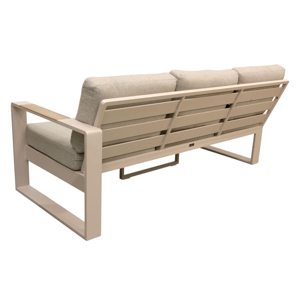 Bank 3-zit links Malviza latte met kussens Bank 3-zit links Malviza latte met kussens