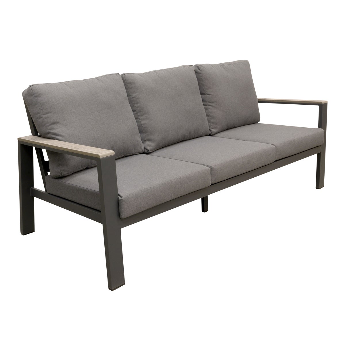 Bank 3-Zit Stapleford antraciet met kussens Bank 3-Zit Stapleford antraciet met kussens