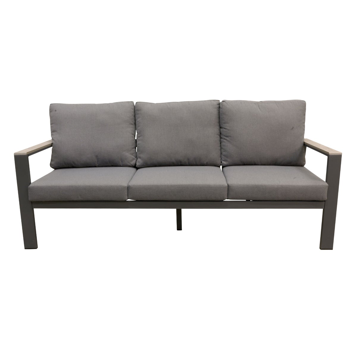 Bank 3-Zit Stapleford antraciet met kussens Bank 3-Zit Stapleford antraciet met kussens
