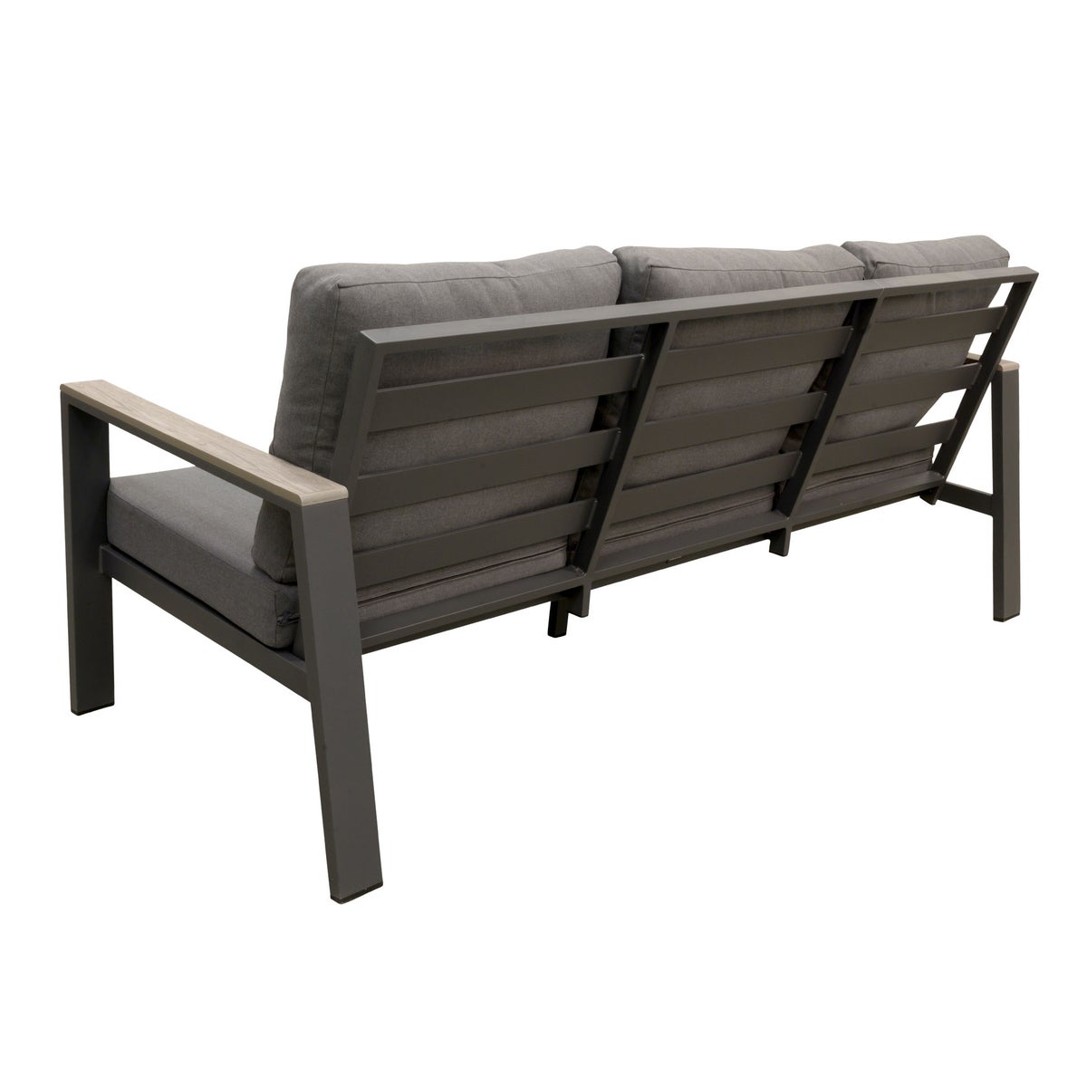 Bank 3-Zit Stapleford antraciet met kussens Bank 3-Zit Stapleford antraciet met kussens