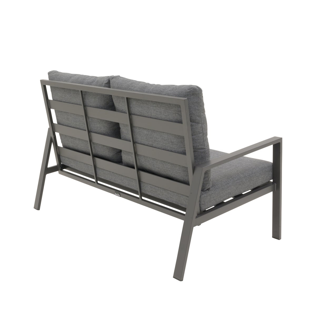 Loungeset Olda antraciet met kussens Loungeset Olda antraciet met kussens