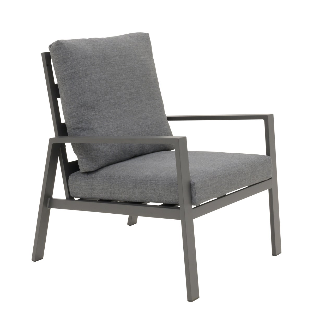 Loungeset Olda antraciet met kussens Loungeset Olda antraciet met kussens