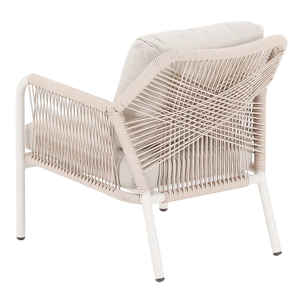 Stoel Lenno creme met kussens Stoel Lenno creme met kussens
