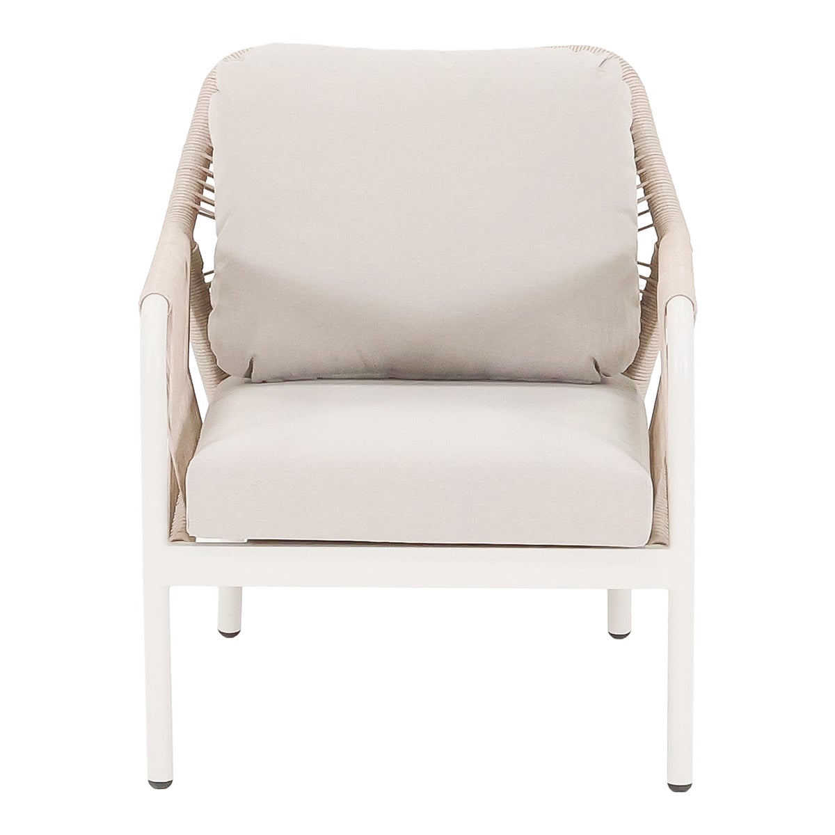 Stoel Lenno creme met kussens Stoel Lenno creme met kussens