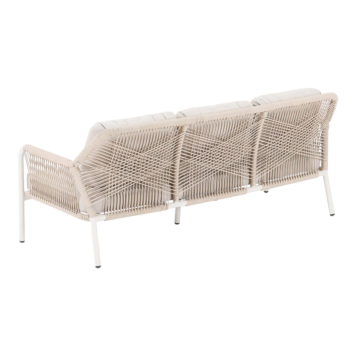 Bank 3-zit Lenno creme met kussens Bank 3-zit Lenno creme met kussens