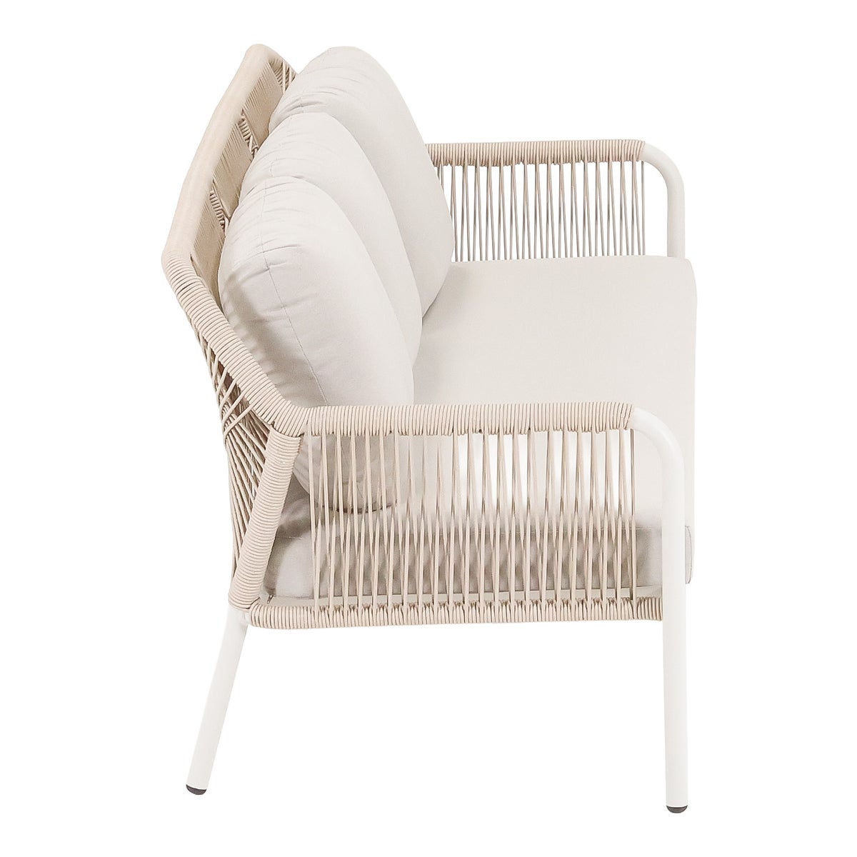 Bank 3-zit Lenno creme met kussens Bank 3-zit Lenno creme met kussens