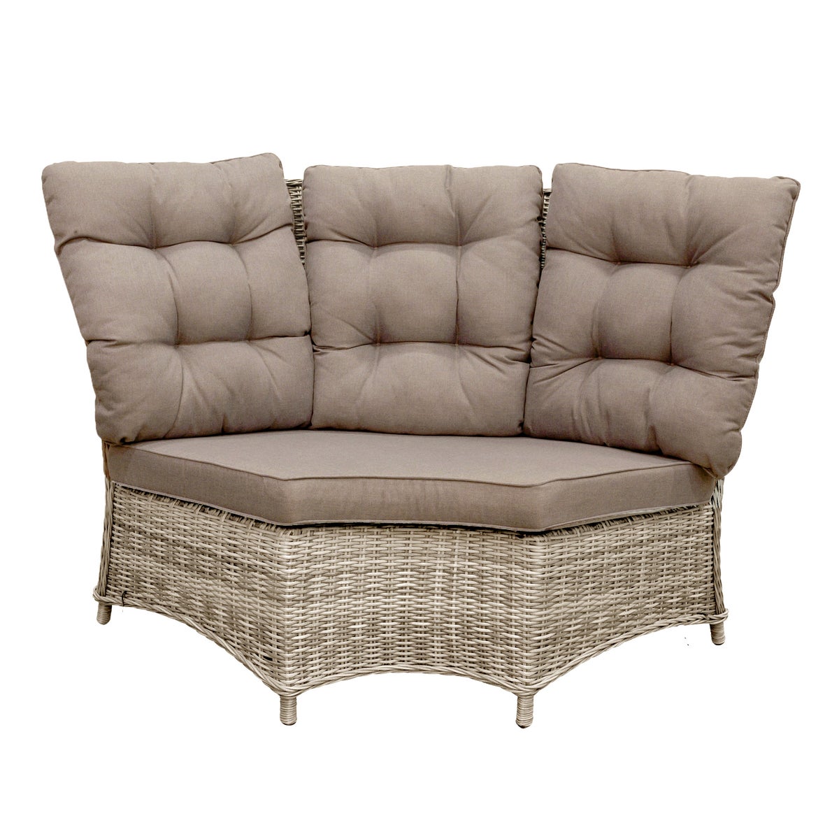 Bank hoek rond Aprano white orchid +K Bank hoek rond Aprano white orchid +K