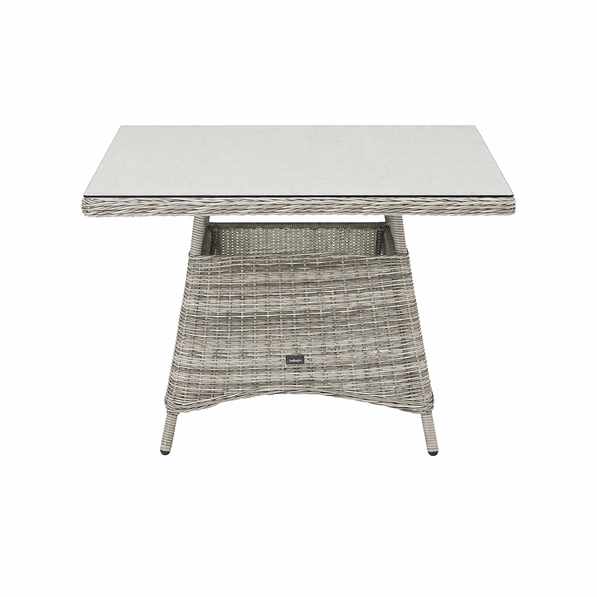 Tafel Vezza 120 x 120 cm white grey Tafel Vezza 120 x 120 cm white grey