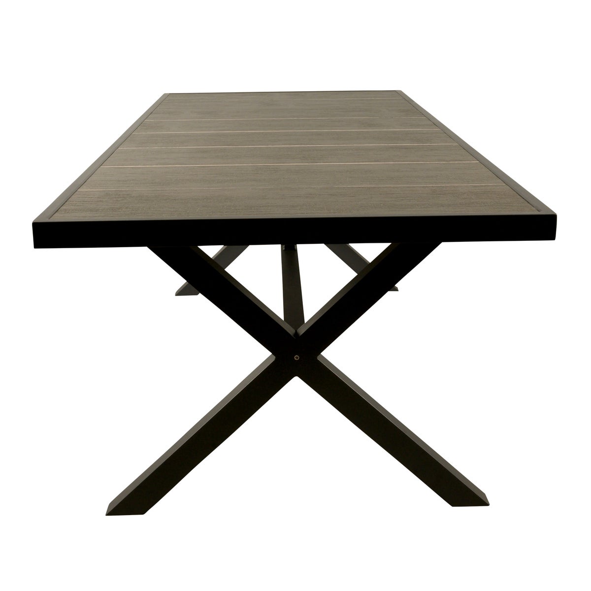 Tafel Serena 186x94 cm Antraciet Bois le Duc Tafel Serena 186x94 cm Antraciet Bois le Duc
