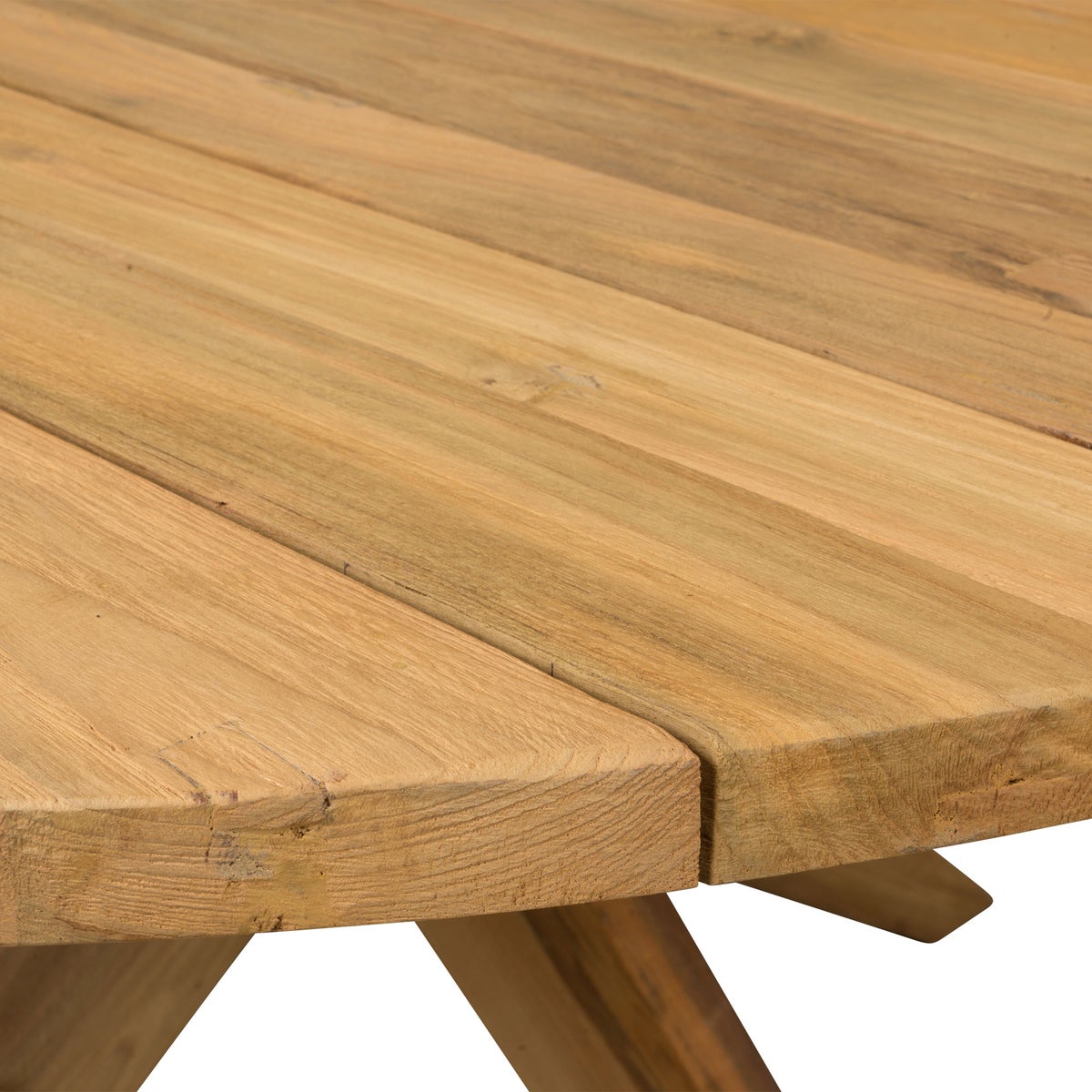 Tafel Bartley 135 cm rond rustiek Tafel Bartley 135 cm rond rustiek