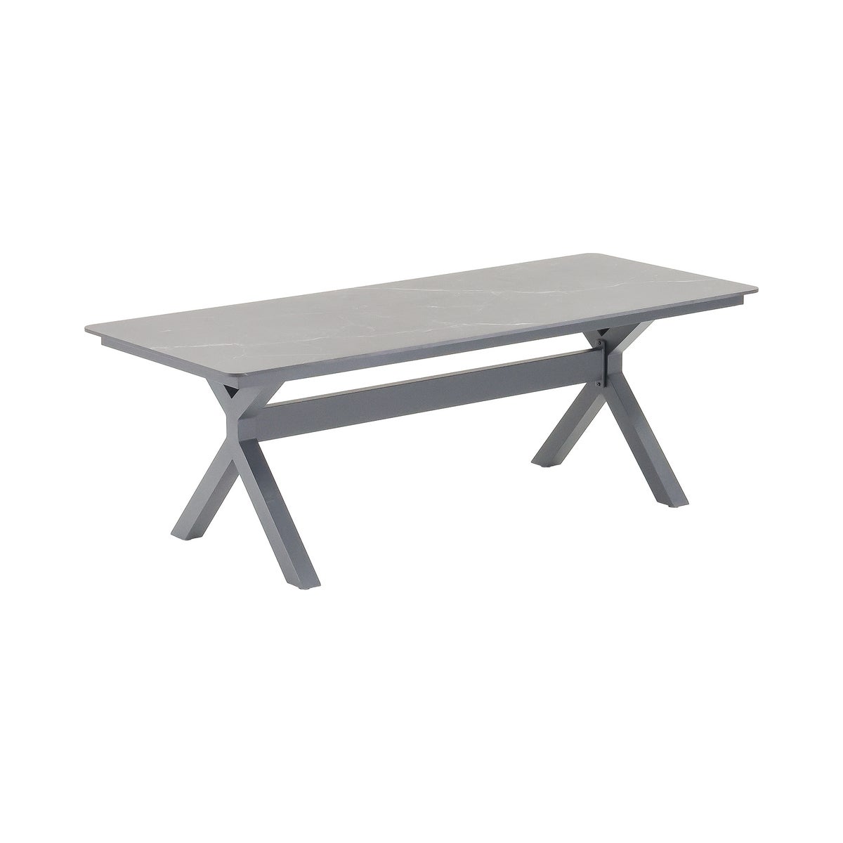 Tafel Mancino 220 x 90 cm antraciet Tafel Mancino 220 x 90 cm antraciet