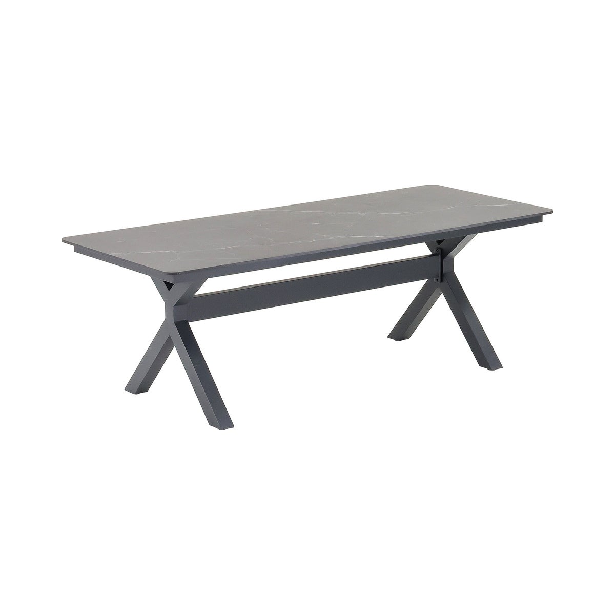 Tafel Mancino 220 x 90 cm antraciet Tafel Mancino 220 x 90 cm antraciet