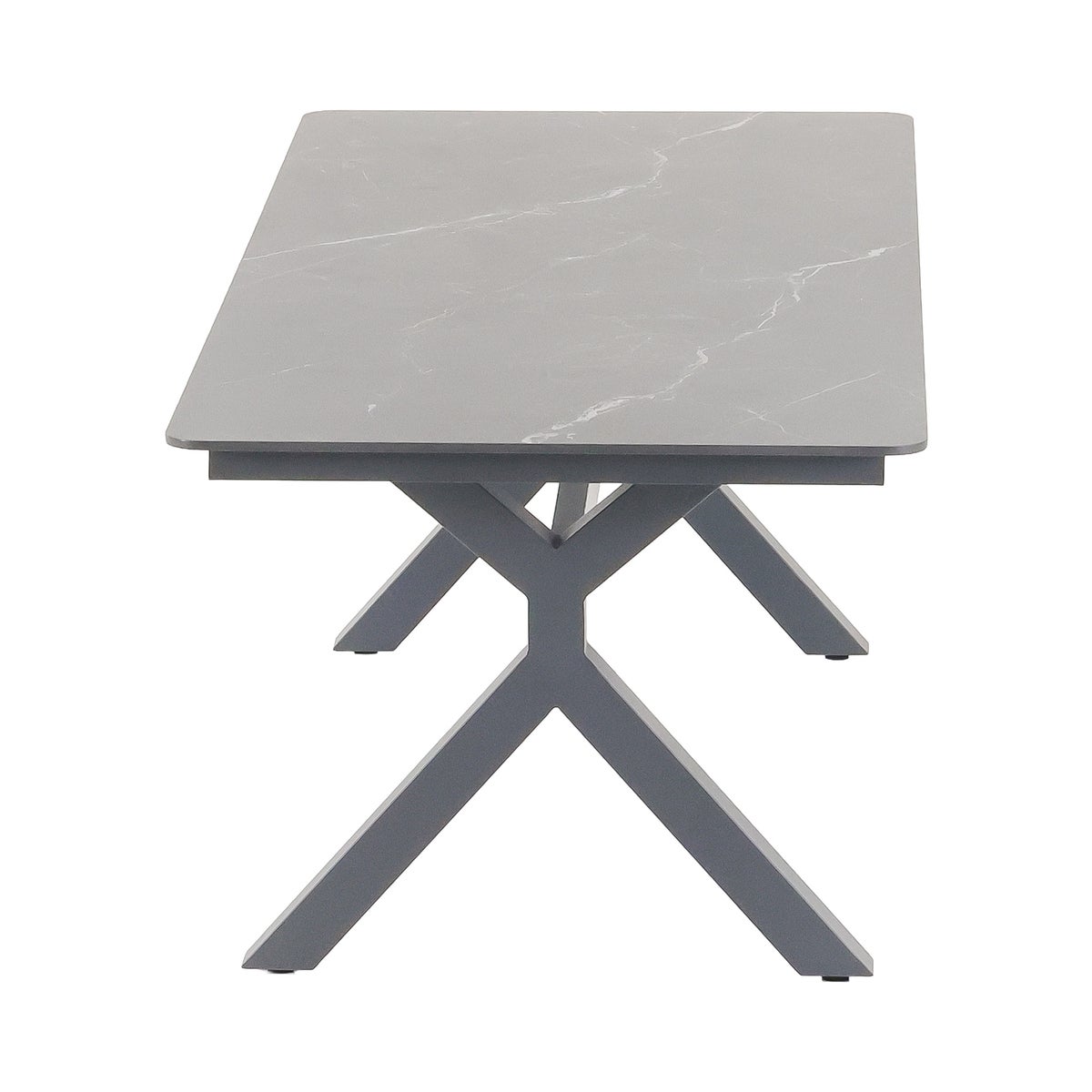 Tafel Mancino 220 x 90 cm antraciet Tafel Mancino 220 x 90 cm antraciet