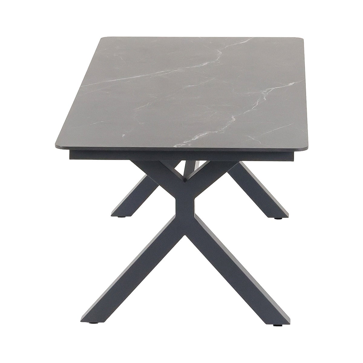 Tafel Mancino 220 x 90 cm antraciet Tafel Mancino 220 x 90 cm antraciet
